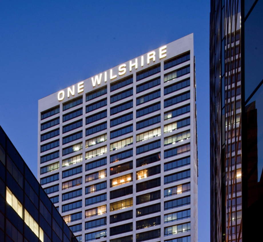 one wilshire building los angeles data hotel